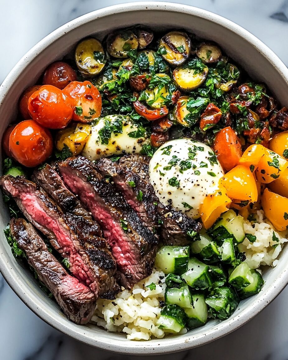 Mediterranean Steak Bowls