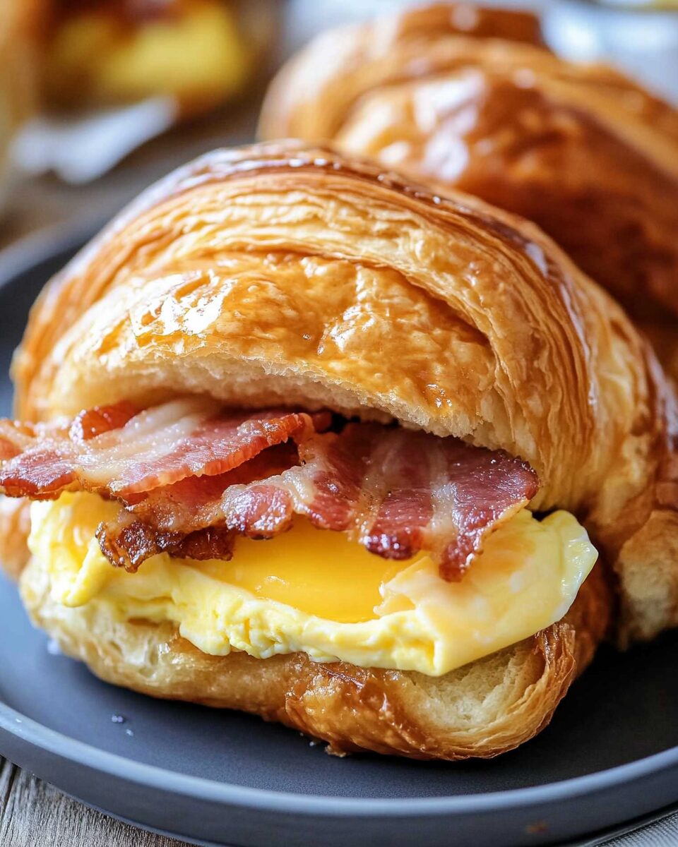 Croissant Breakfast Sandwiches