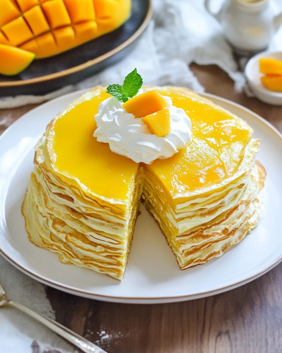Mango Crepe Cake