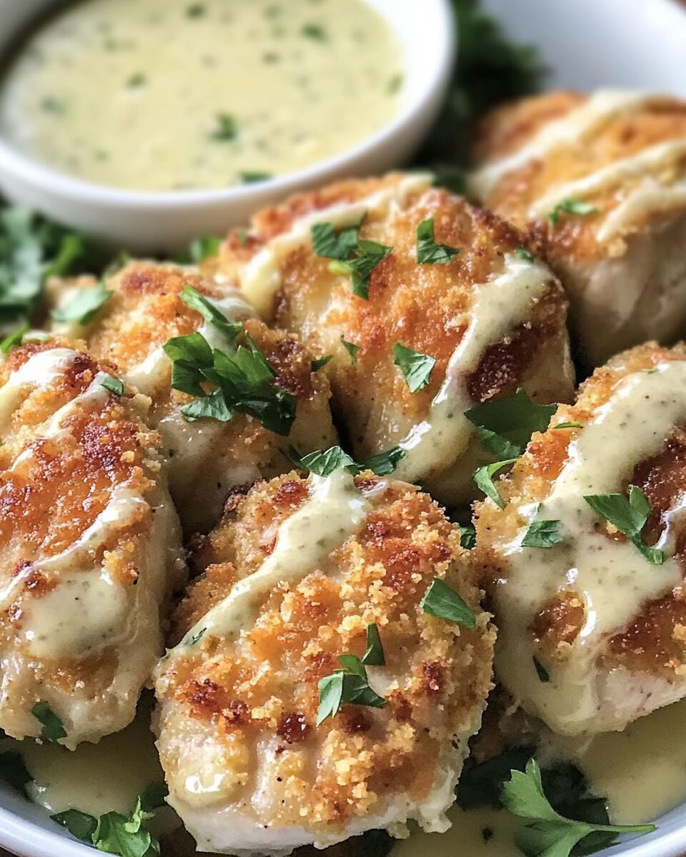 Crispy Caesar Chicken Bites
