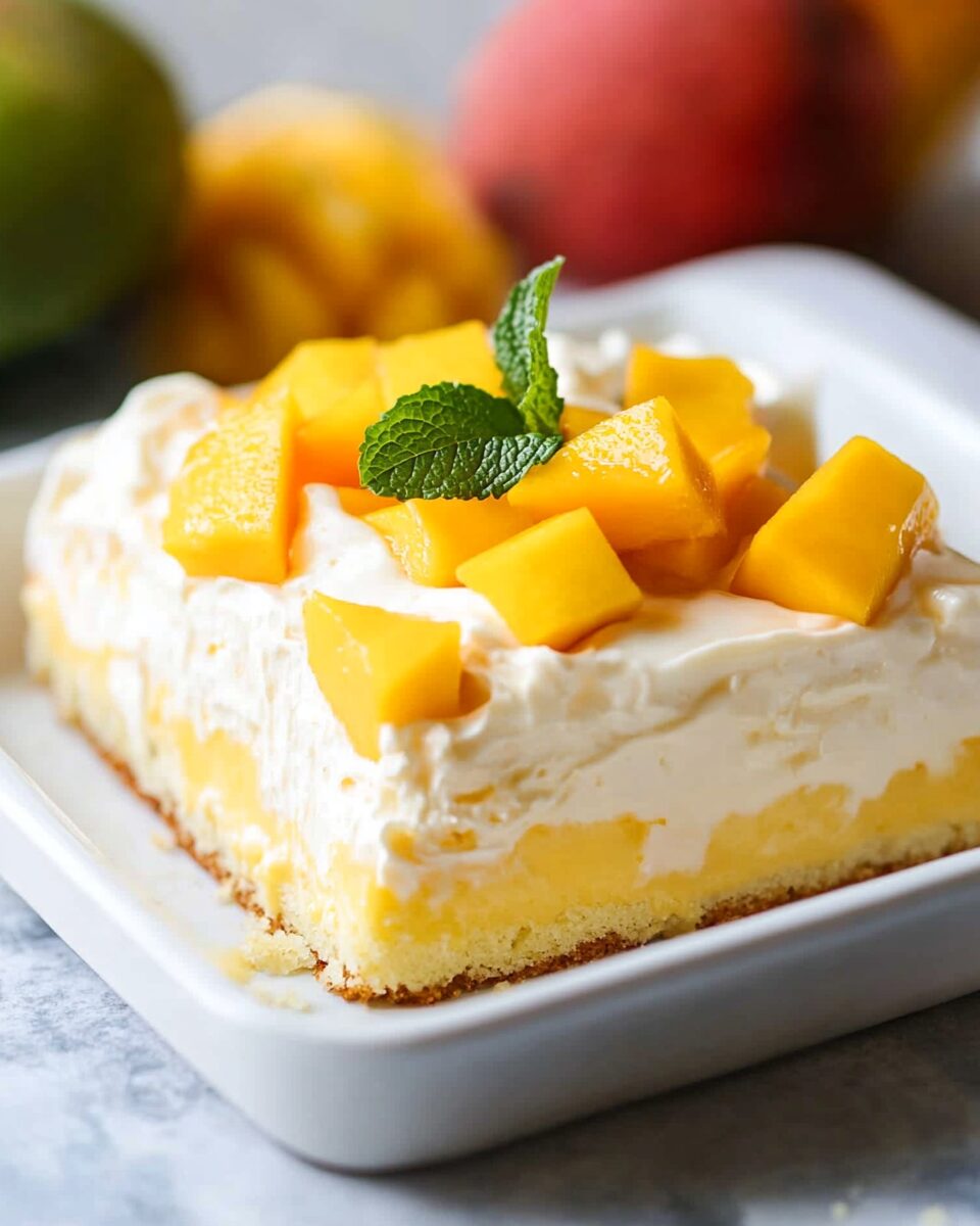 Mango Tres Leches Cake