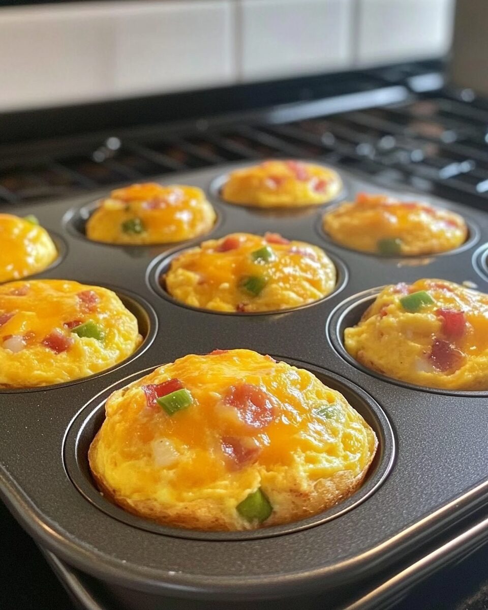Mini Breakfast Omelets with Tater Tots