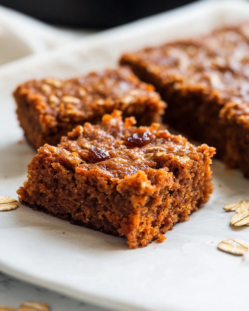 Oatmeal Carrot Cake Bars