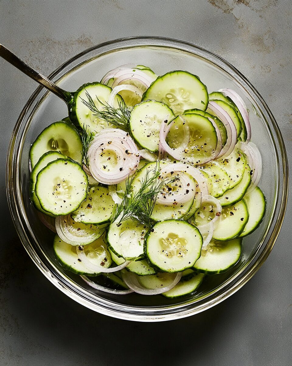 Sweet Onion Cucumber Salad
