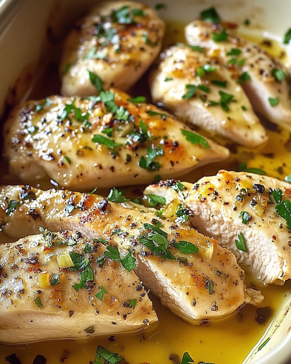 Garlic Butter Baked Chicken Breast