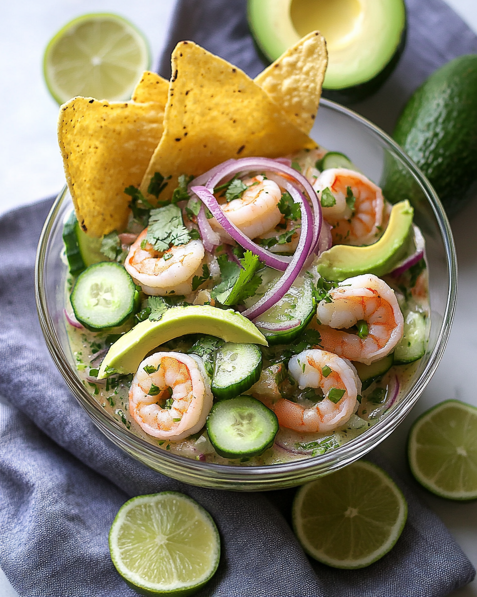 Aguachile Shrimp Ceviche