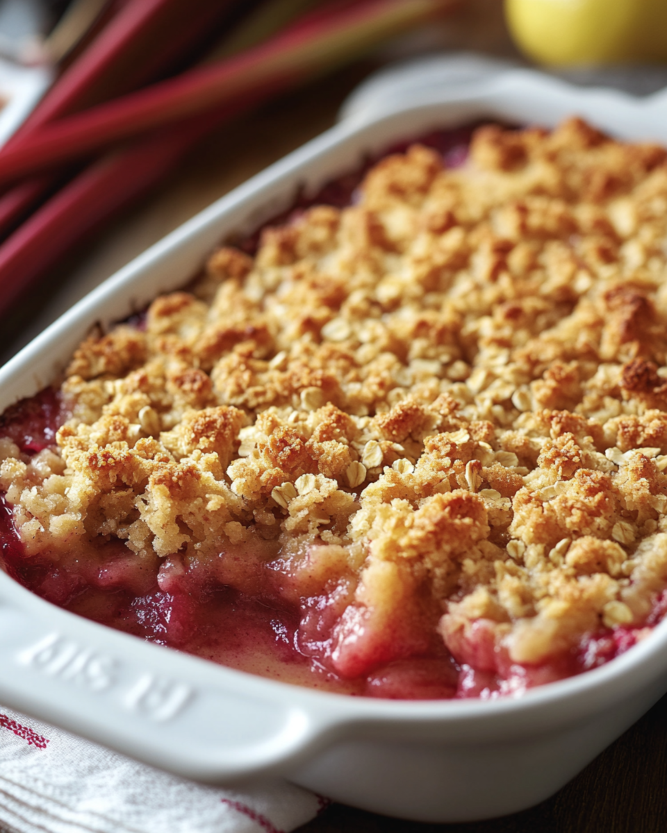 Rhubarb Crisp