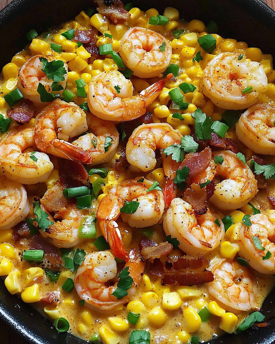 Shrimp and Corn Skillet