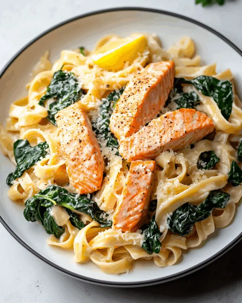 Spinach Salmon Pasta