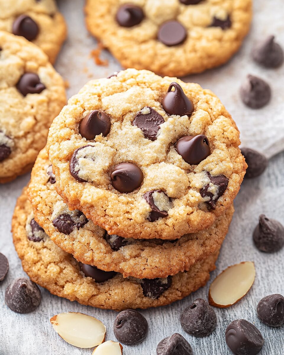 Almond Flour Chocolate Chip Cookies