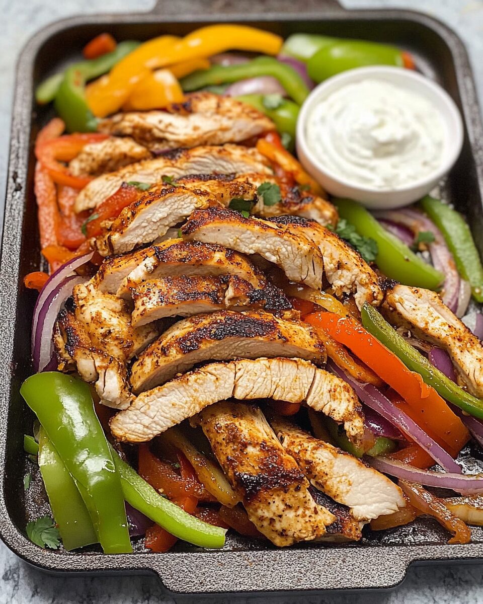 Blackstone Chicken Fajitas