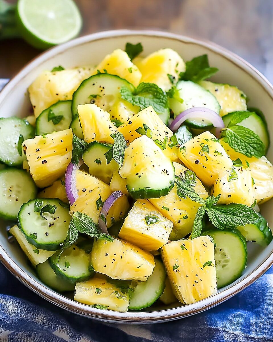 Pineapple Cucumber Salad