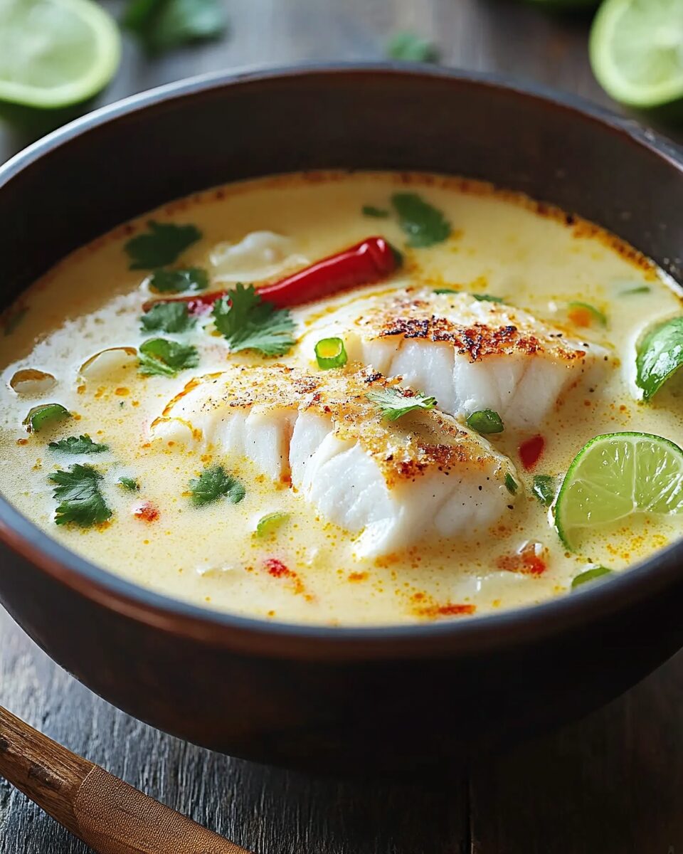 Coconut Lime Fish Soup