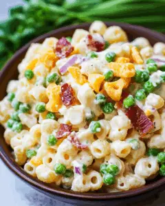 Creamy Pea Pasta Salad