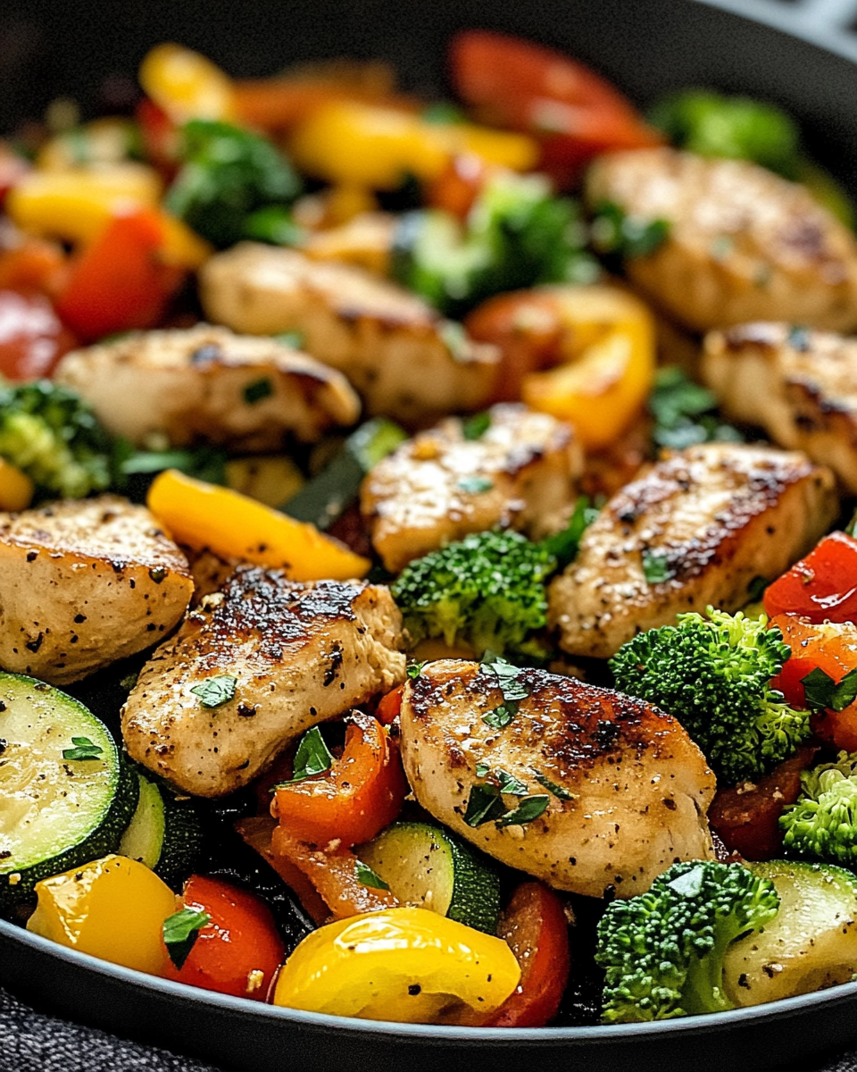 Chicken Vegetables Skillet