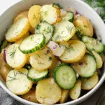 German Cucumber Potato Salad