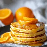 Ricotta Pancakes with Fresh Orange Syrup