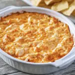 Baked Buffalo Dip with Canned Chicken