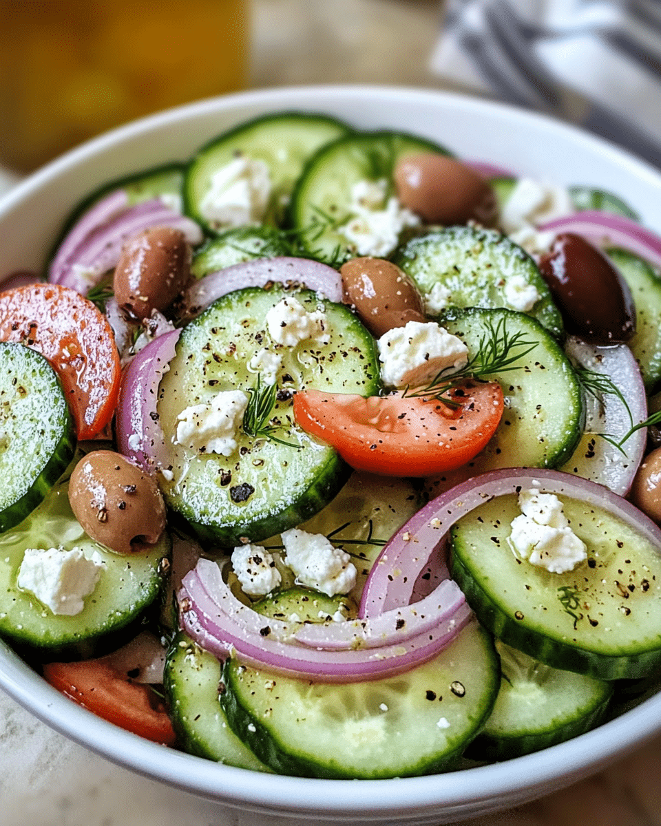 Greek Cucumber Salad