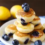 Lemon Blueberry Pancake Bites