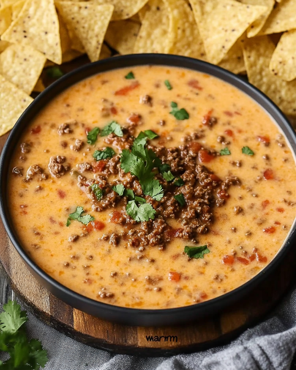 Beefy Queso Dip
