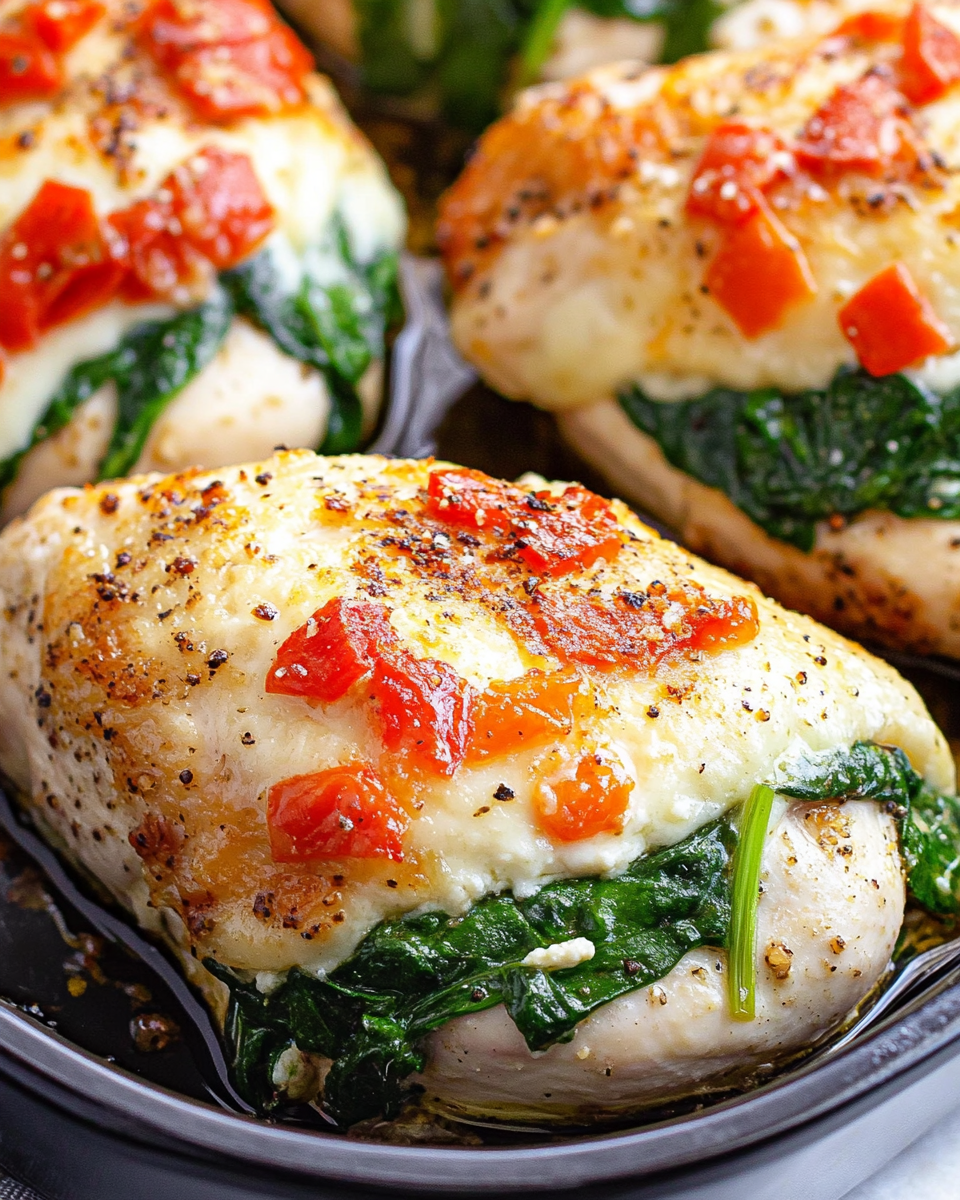 Spinach Stuffed Chicken Breast