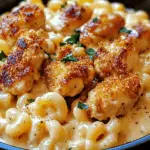 Creamy Honey Pepper Chicken Mac and Cheese