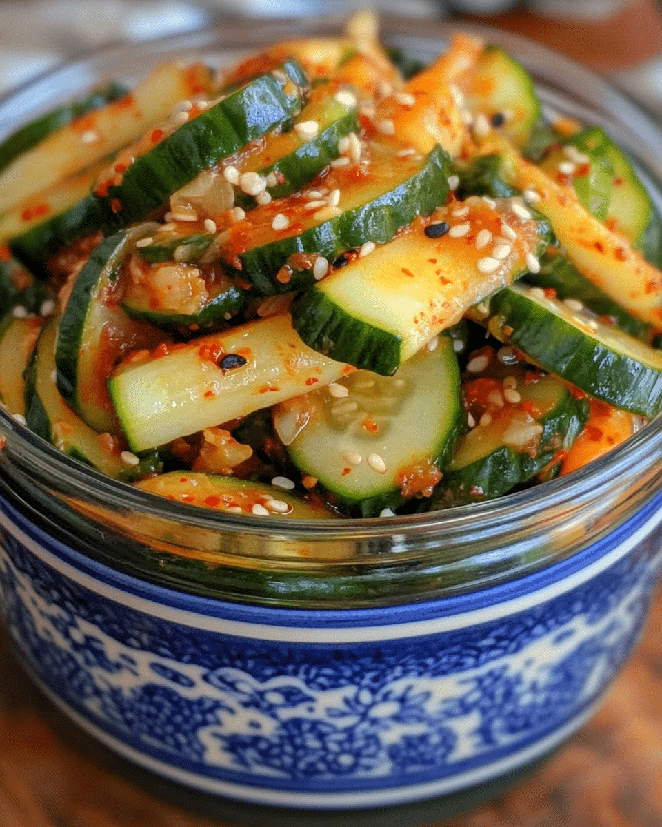 Korean Cucumber Kimchi