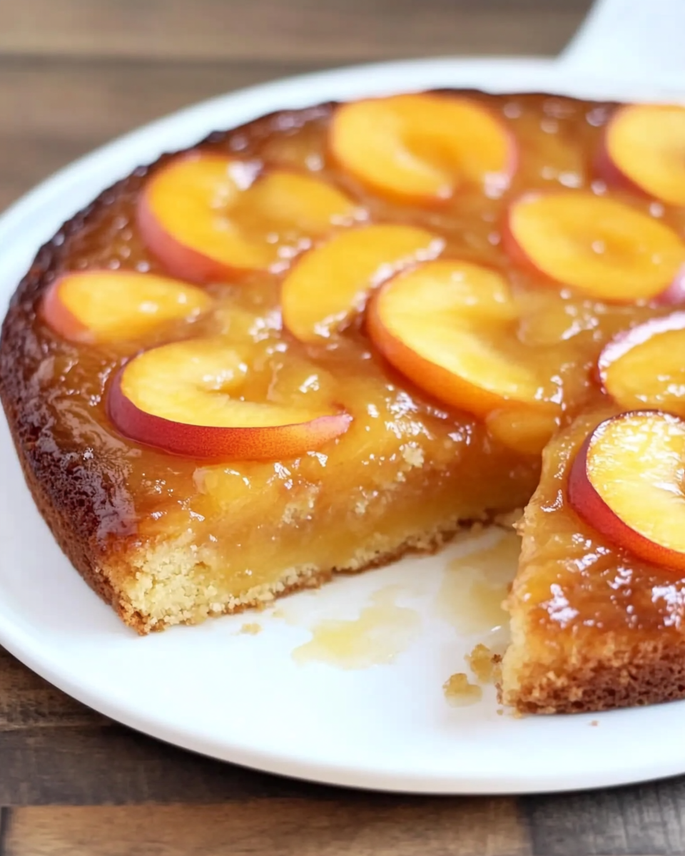 Peach Upside-Down Cake