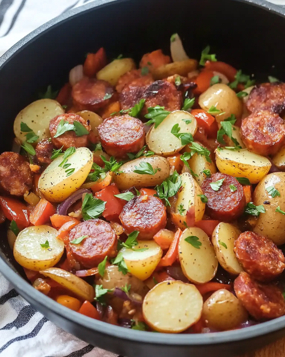 Sausage and Potatoes Skillet