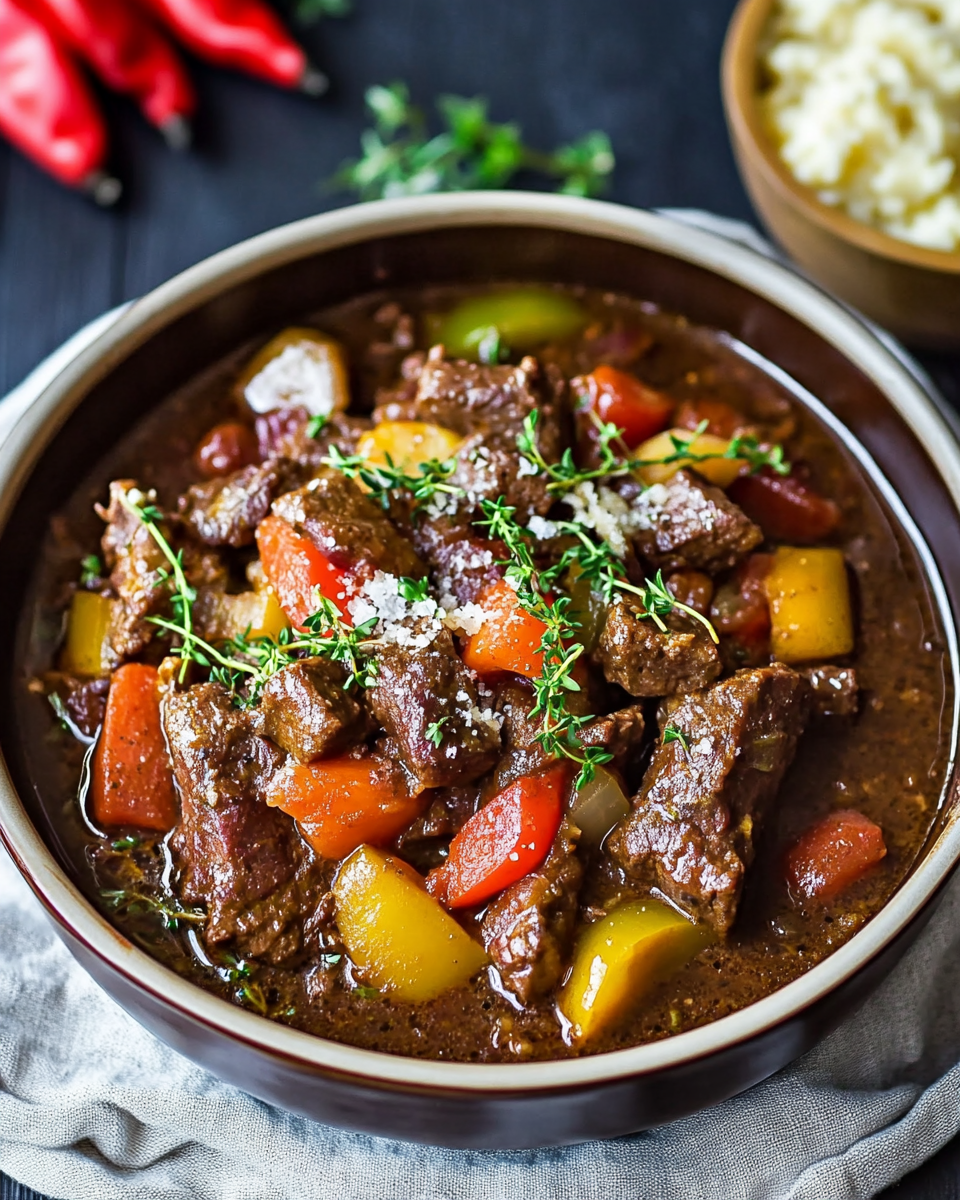 Slow Cooked Summer Beef Casserole