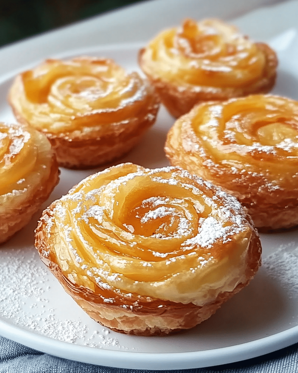 Peach Pie Cruffins