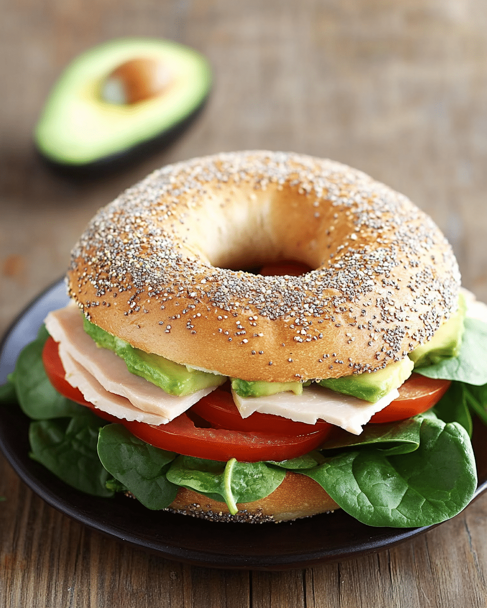 Turkey Havarti Bagel Sandwich