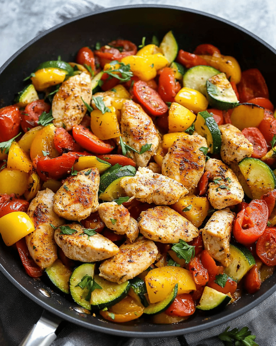 Chicken and Vegetable Skillet