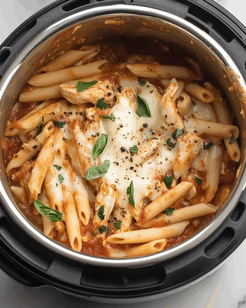 Instant Pot Chicken Parmesan Pasta