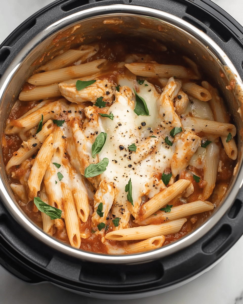Instant Pot Chicken Parmesan Pasta