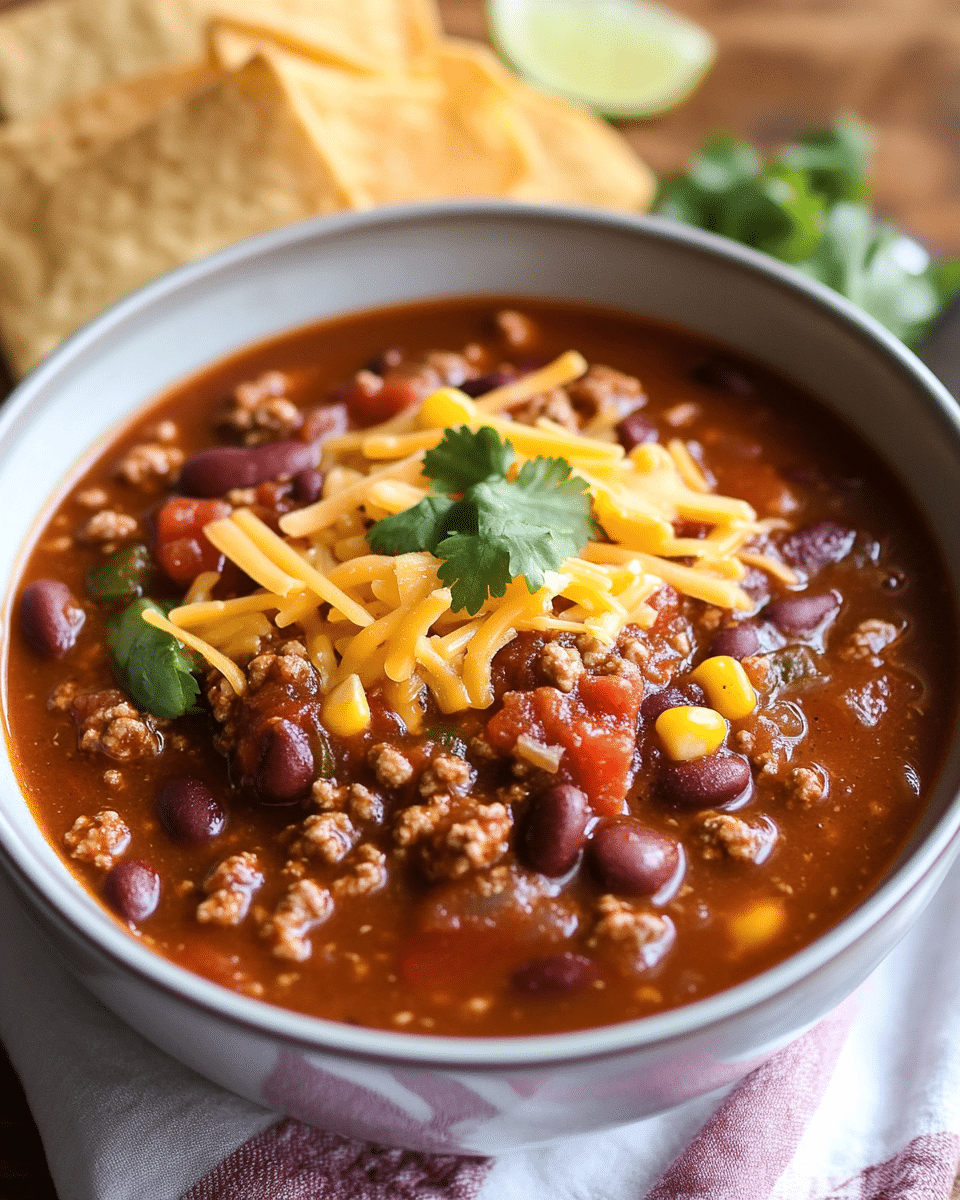 Slow Cooker Turkey Chili