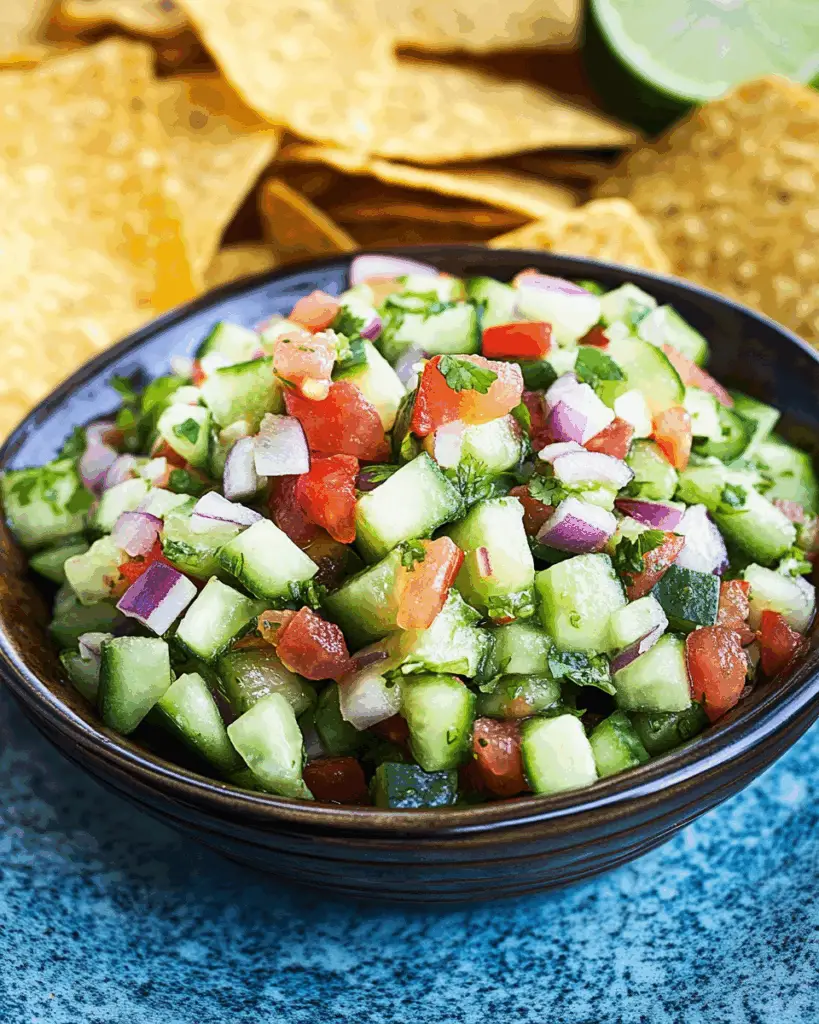 Crisp Cucumber Salsa