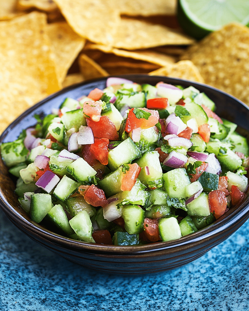 Crisp Cucumber Salsa