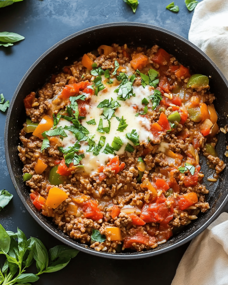 Unstuffed Bell Pepper Skillet