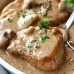 Slow Cooker Smothered Pork Chops
