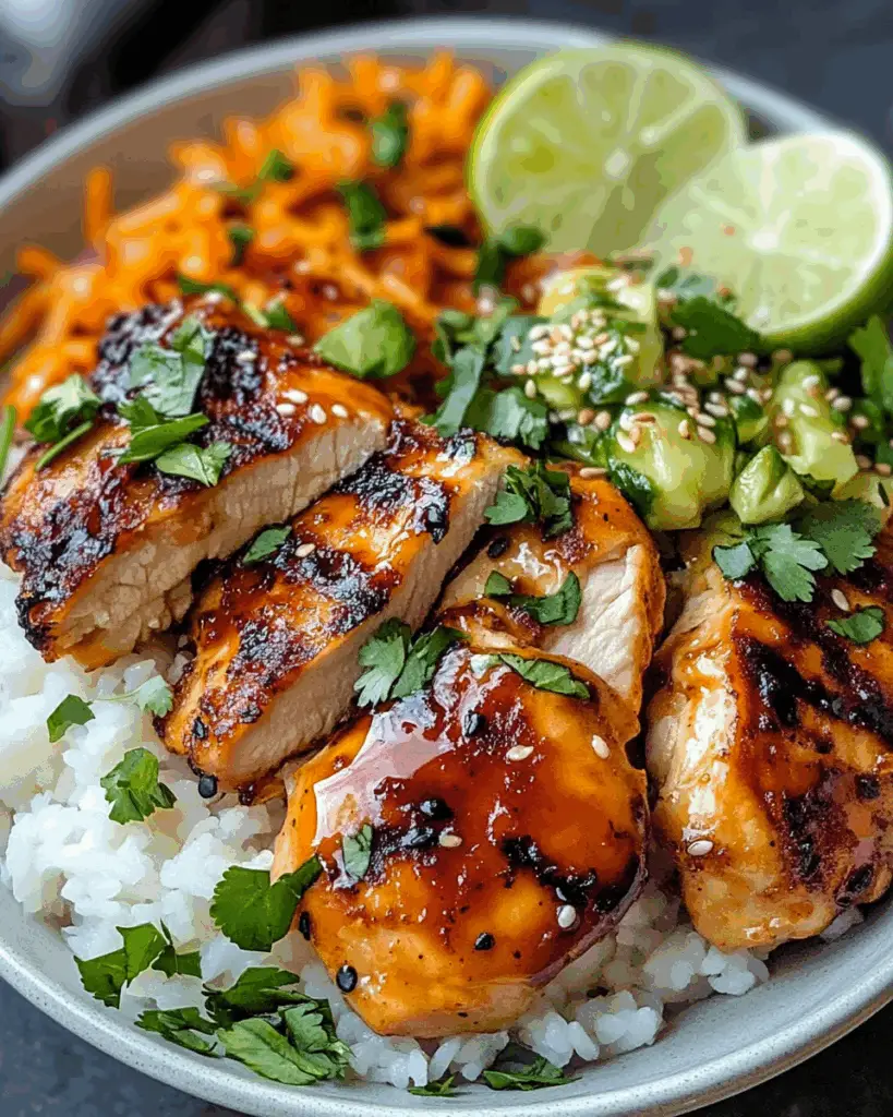 Spicy Maple Chicken with Coconut Rice