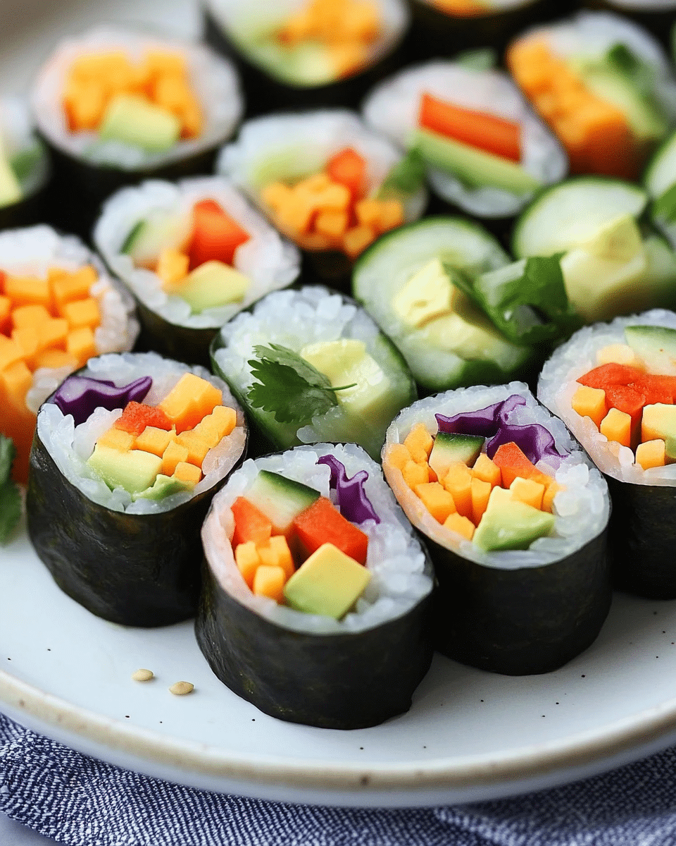 Rainbow Veggie Rolls