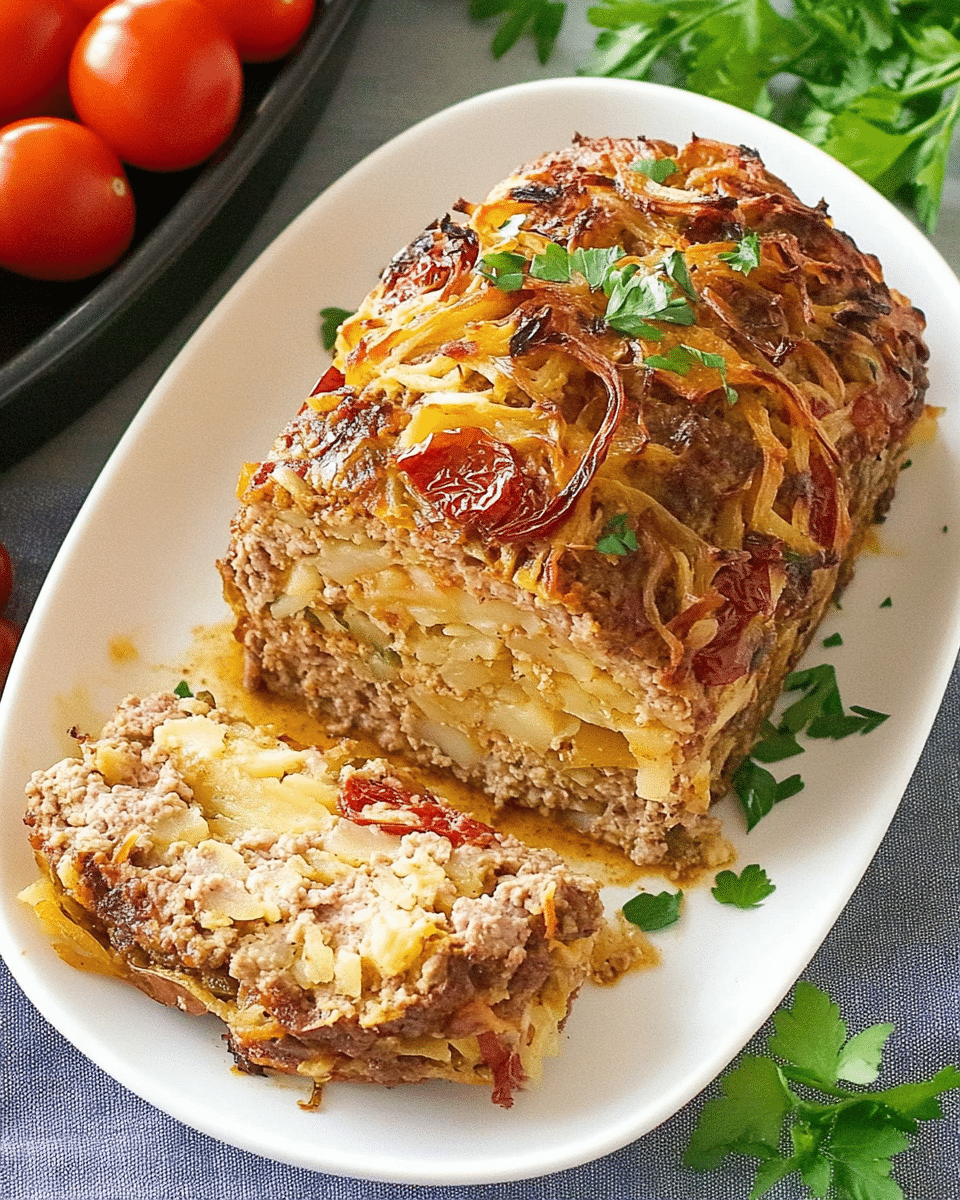 Potato-Crusted Mediterranean Meatloaf