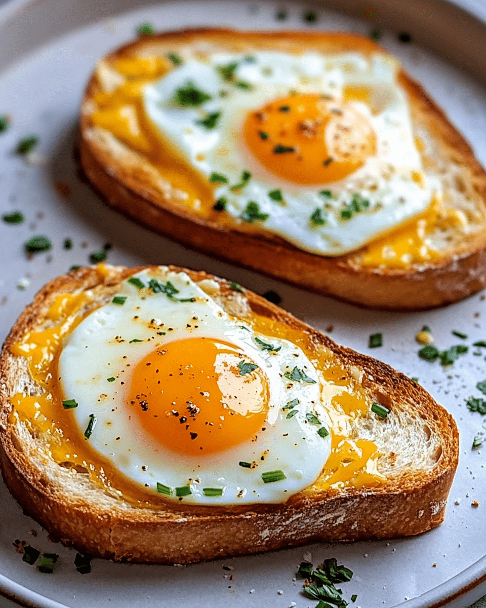 Egg and Cheese Toasts