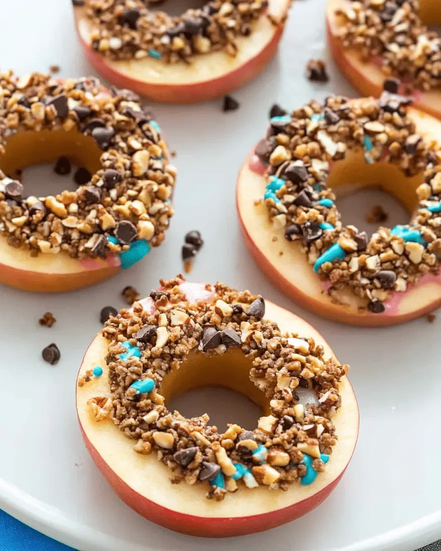 No-Bake Apple Donuts