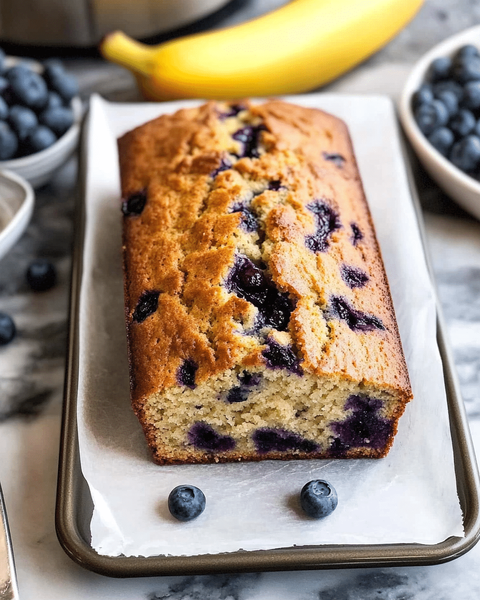 Blueberry Banana Bread