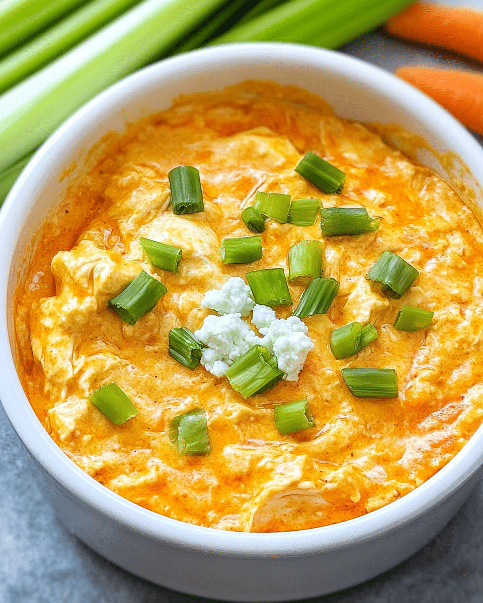 Instant Pot Buffalo Chicken Dip