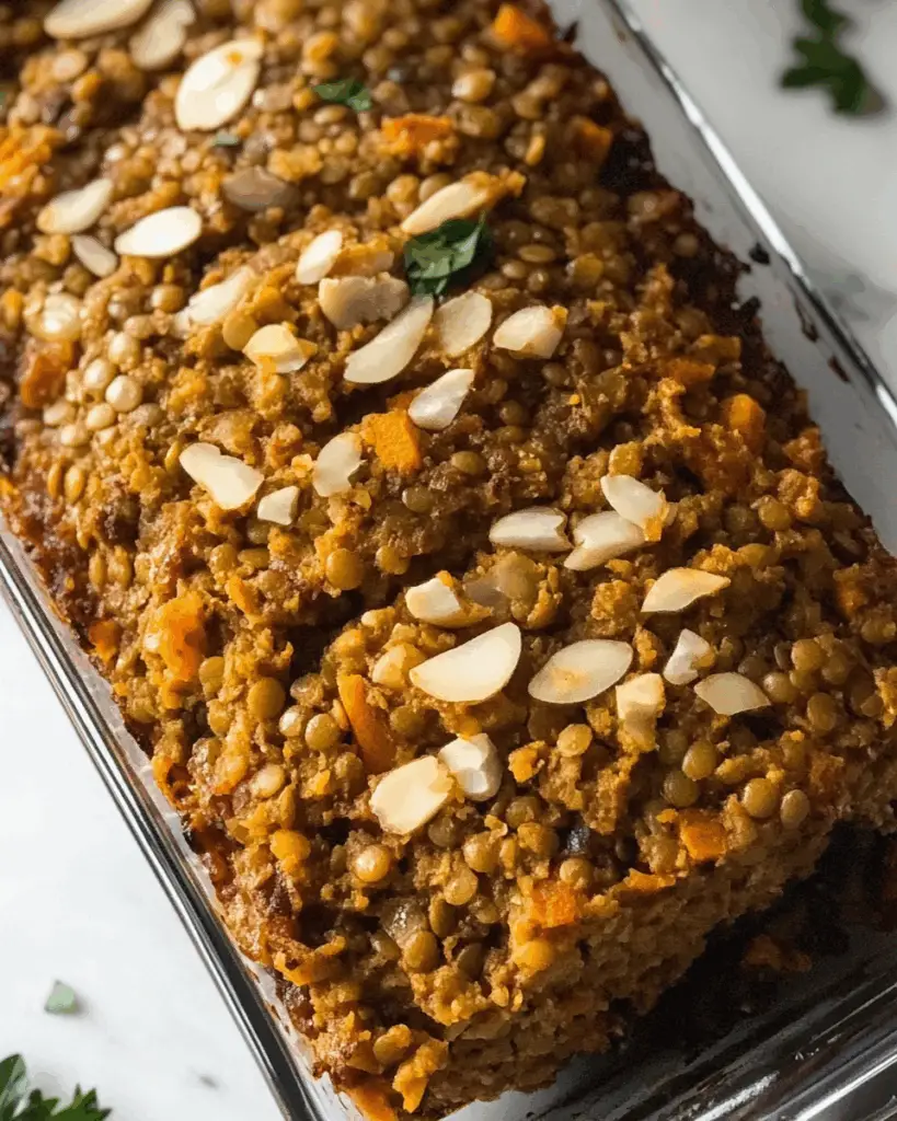 Lentil Veggie Meatloaf