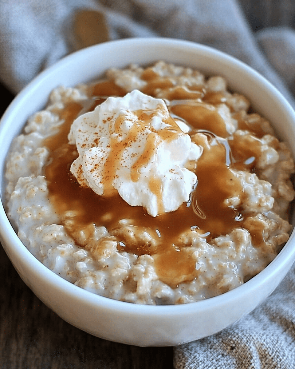Low-Calorie Salted Caramel Oatmeal
